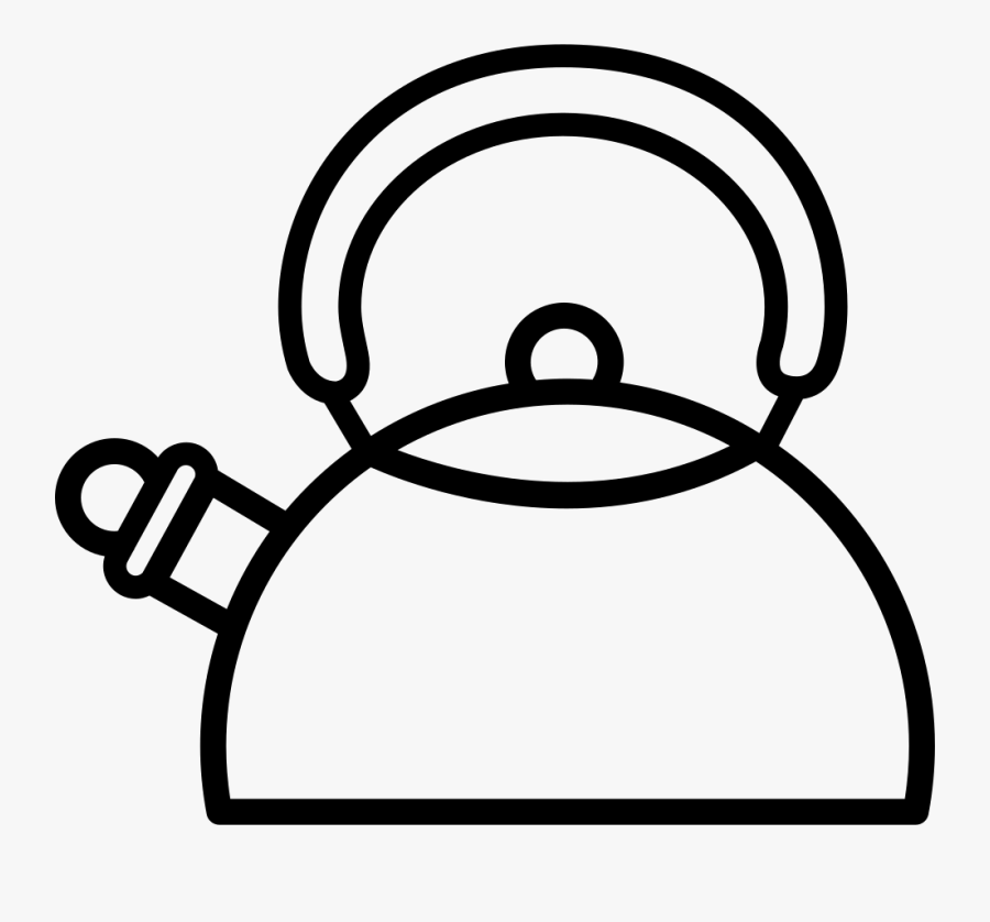 Tea Pot Free Icon - Kitchen Minimal Illustration, Transparent Clipart