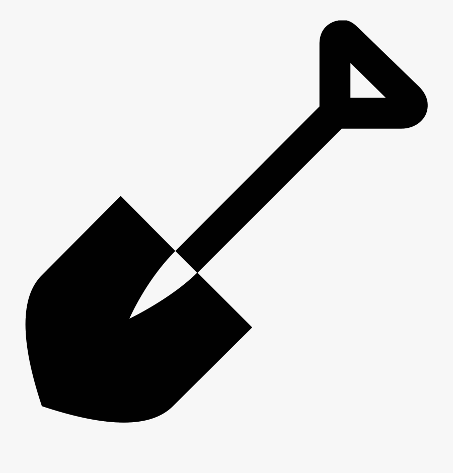 Shovel Vector Png Clip Transparent Library - Shovel Icon Png, Transparent Clipart