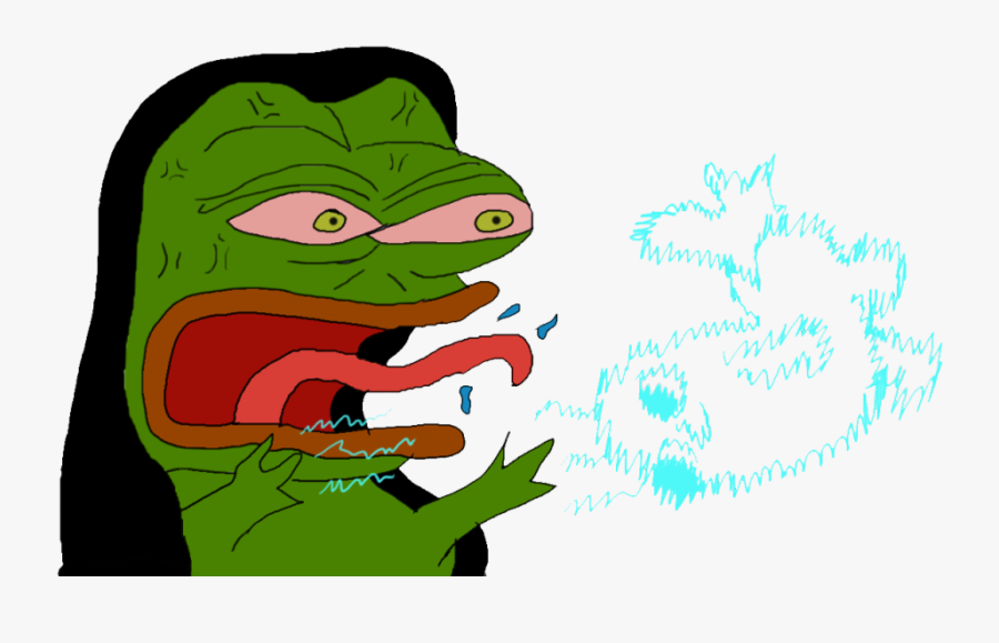 Raging Emperor Pepe - Cartoon, Transparent Clipart