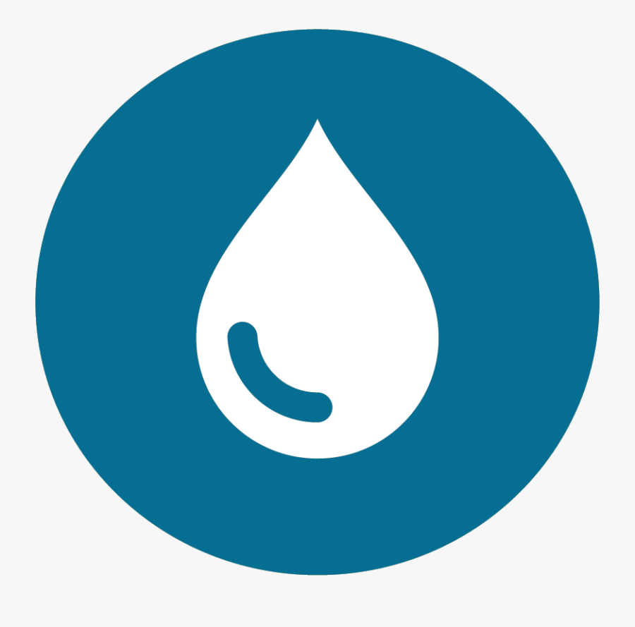 Representative Droplet Icon For Nicole Kuske Dentistry - Linkedin Round Icon, Transparent Clipart