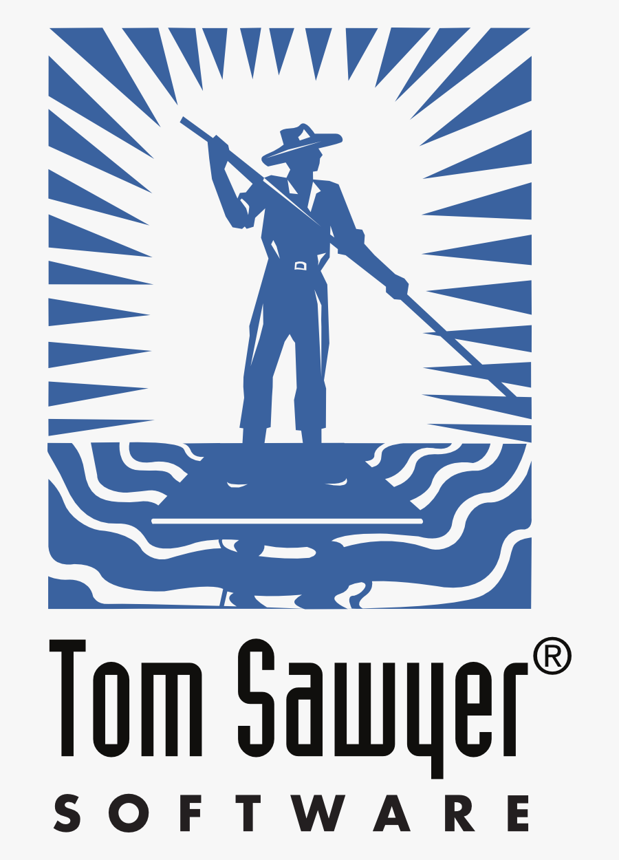 Tom Sawyer Software Logo, Transparent Clipart