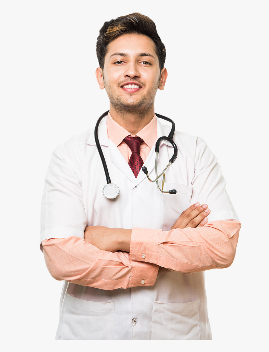 Clip Art Medicine Physician Portrait Of - Indian Handsome Male Doctor, Transparent Clipart