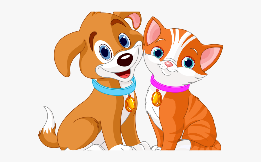 Dog Clipart Clipart Dog Fight - Cat And Dog Clip Art, Transparent Clipart