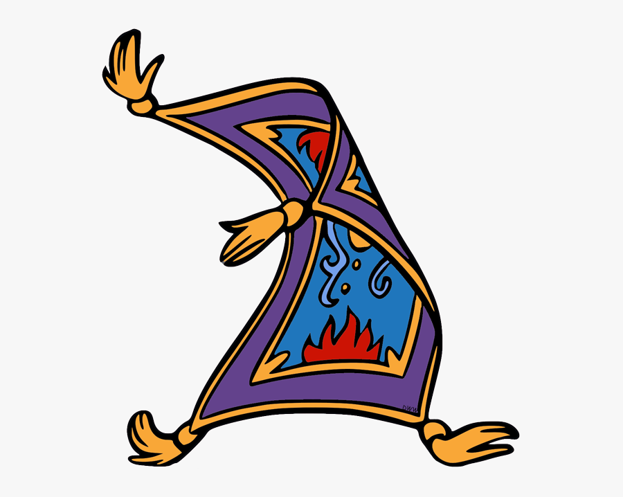 Cartoon Aladdin Magic Carpet, Transparent Clipart