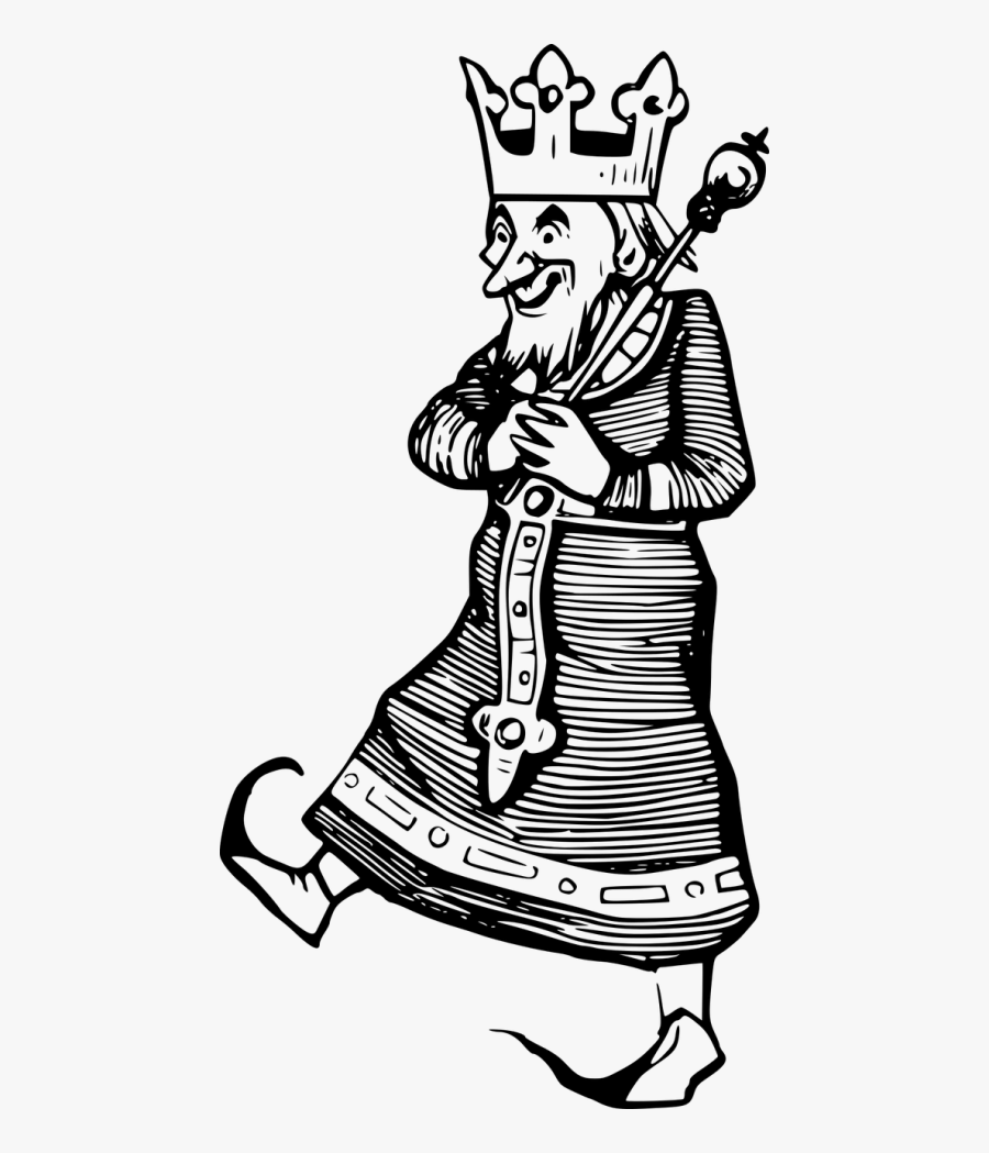 King Marcher Old King - King Clipart Black And White, Transparent Clipart