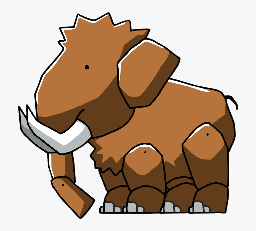 Scribblenauts Mammoth - Woolly Mammoth Clipart, Transparent Clipart