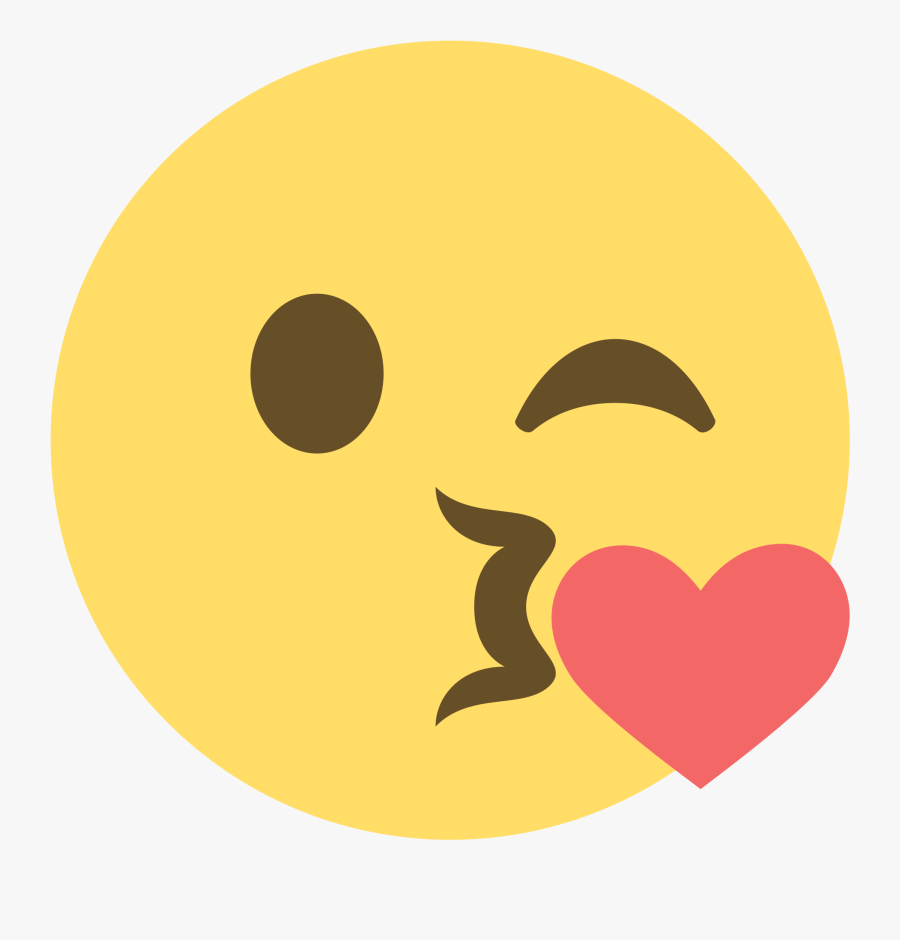 But When You"re Miles Away, Emojis Do The Job Just - Kissing Heart Emoji Discord, Transparent Clipart