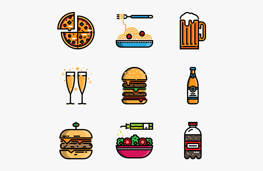 Food And Restaurant - Food, Transparent Clipart