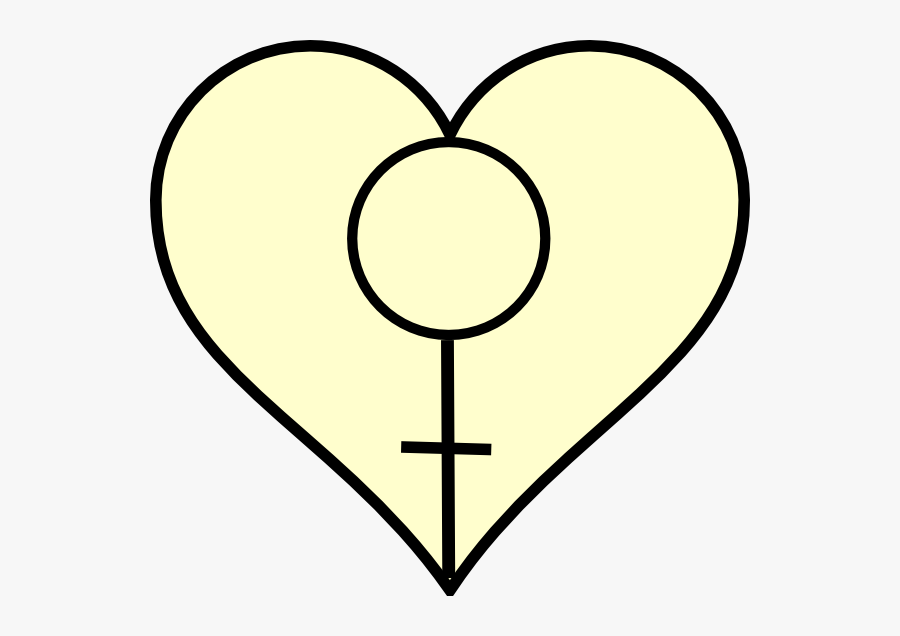 Feminist Heart 2 Svg Clip Arts - Illustration, Transparent Clipart