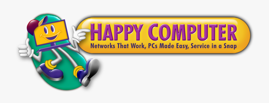 Happy Computer Computer Laptop Repair Plano Frisco - Happy Computer Logo, Transparent Clipart