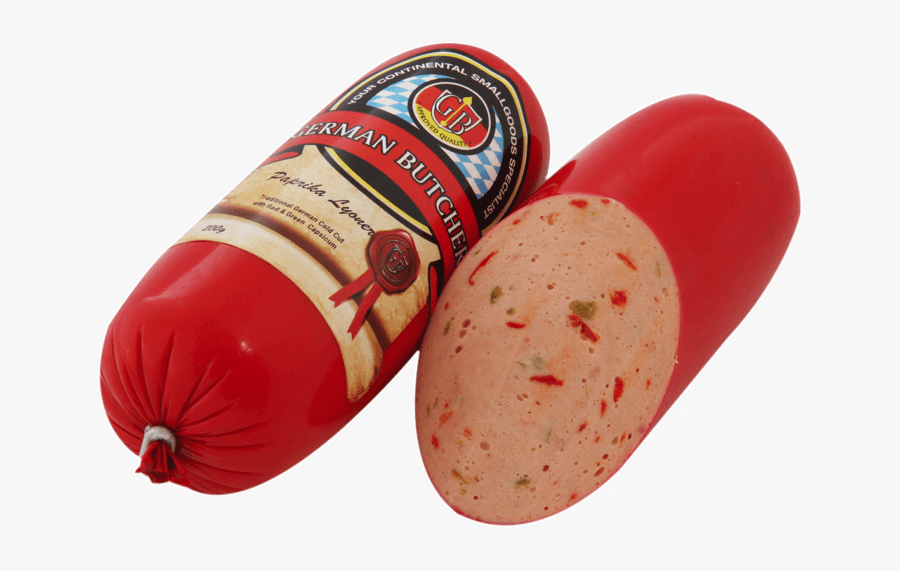 Clip Art Balogna Sausage - German Deli Meats, Transparent Clipart