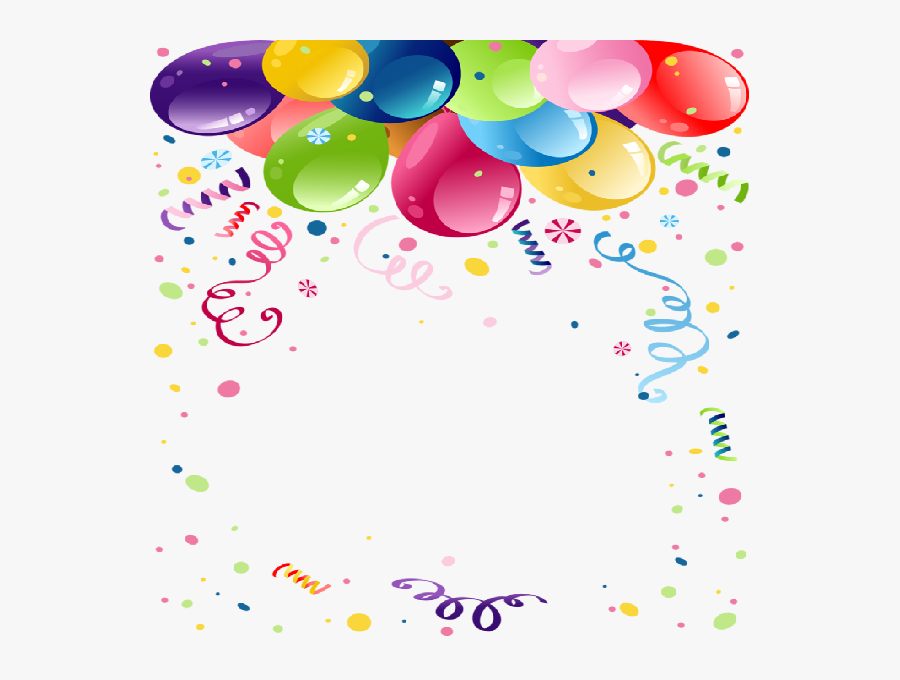 Party Balloons, Transparent Clipart