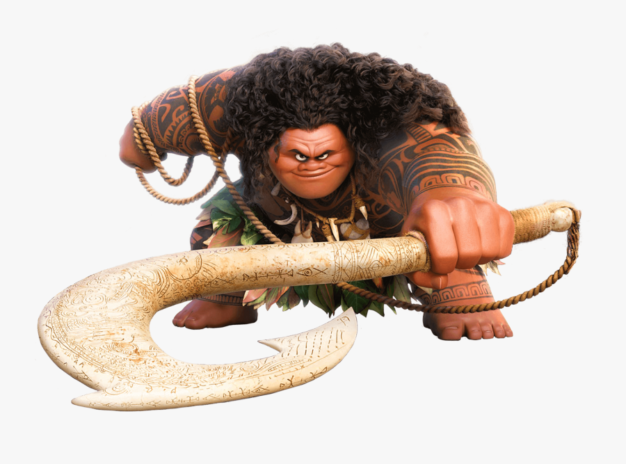 Moana Png Transparent - Cartoon Maui, Transparent Clipart