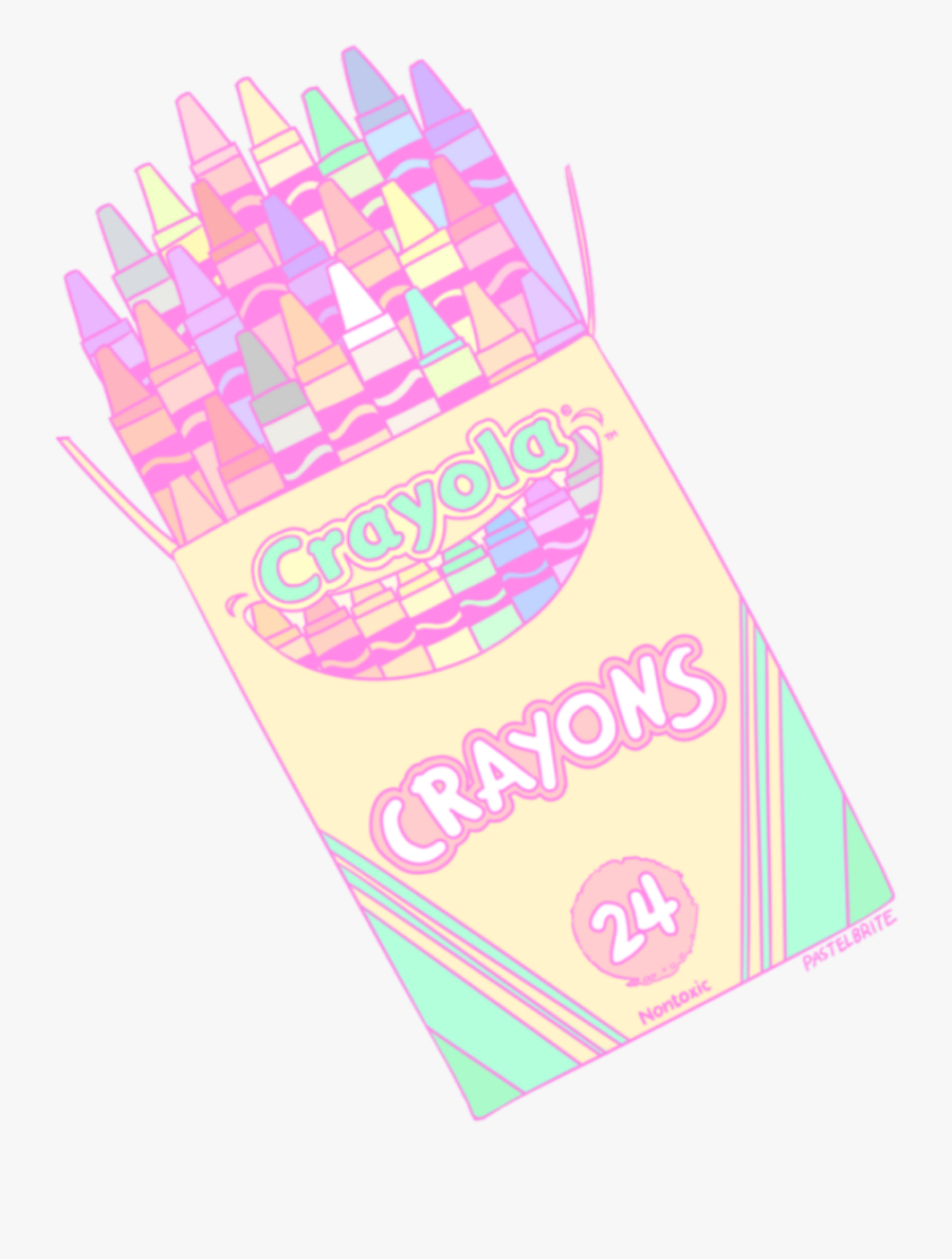 #ftestickers #clipart #crayons #pastels #pink - Crayola Tumblr Png, Transparent Clipart