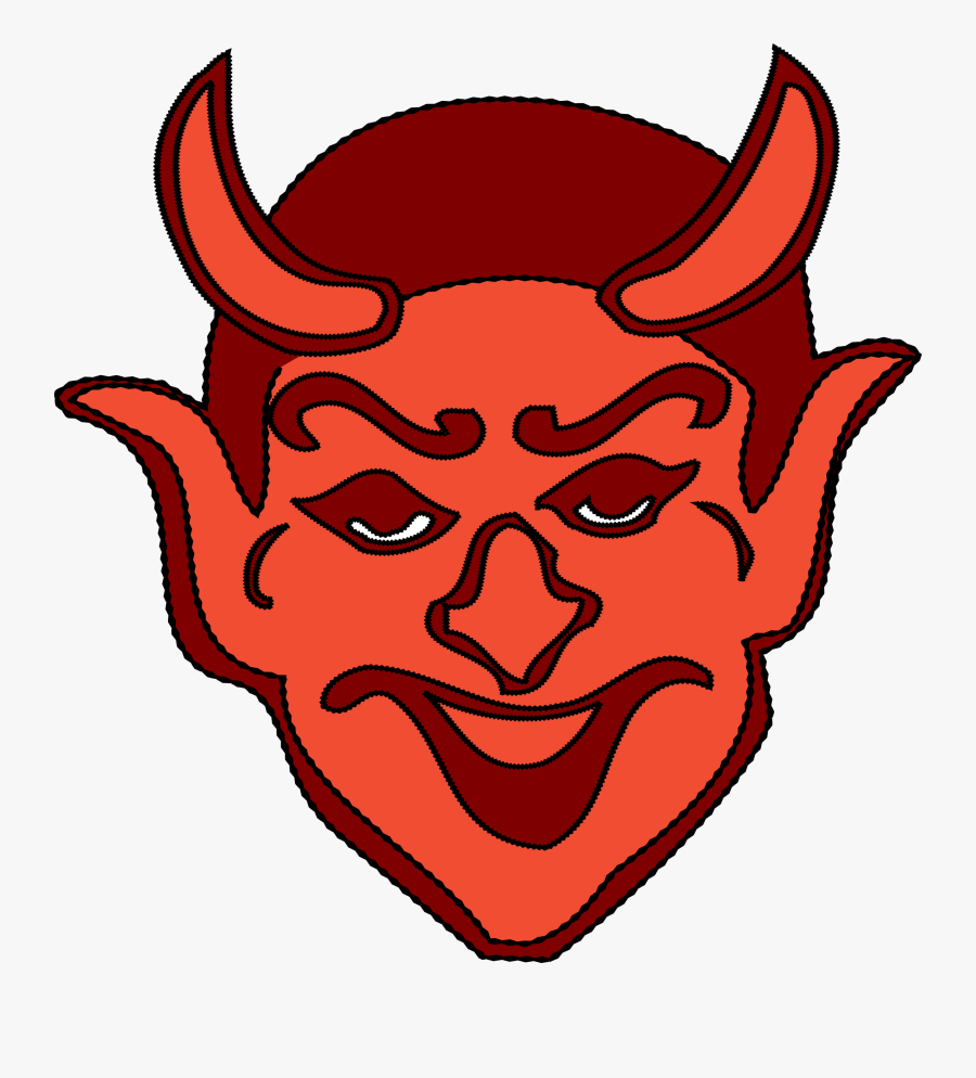 Devil Head - Transparent Devil Head, Transparent Clipart