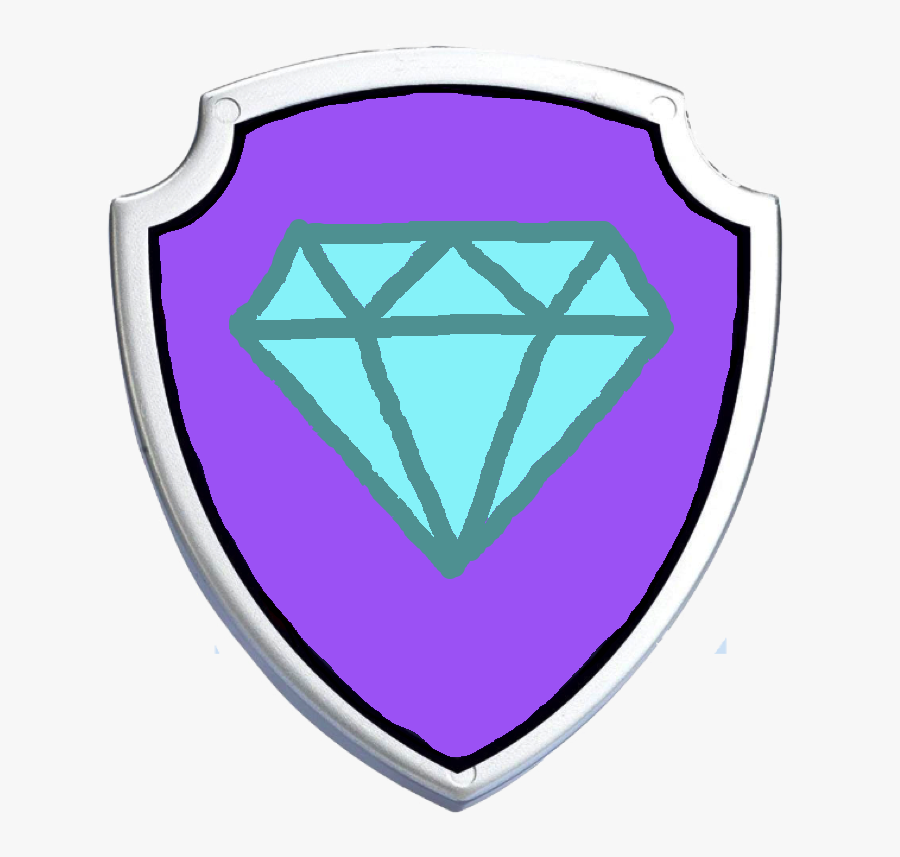 Paw Patrol Shield Png - Shinee Diamond, Transparent Clipart
