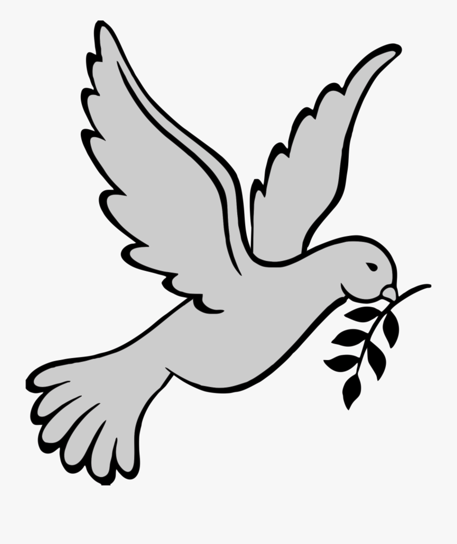 Dove Free On Dumielauxepices - World Peace Drawing Easy, Transparent Clipart