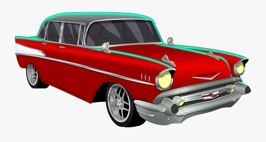 55 Chevy Bel Air - Chevrolet Bel Air Png, Transparent Clipart