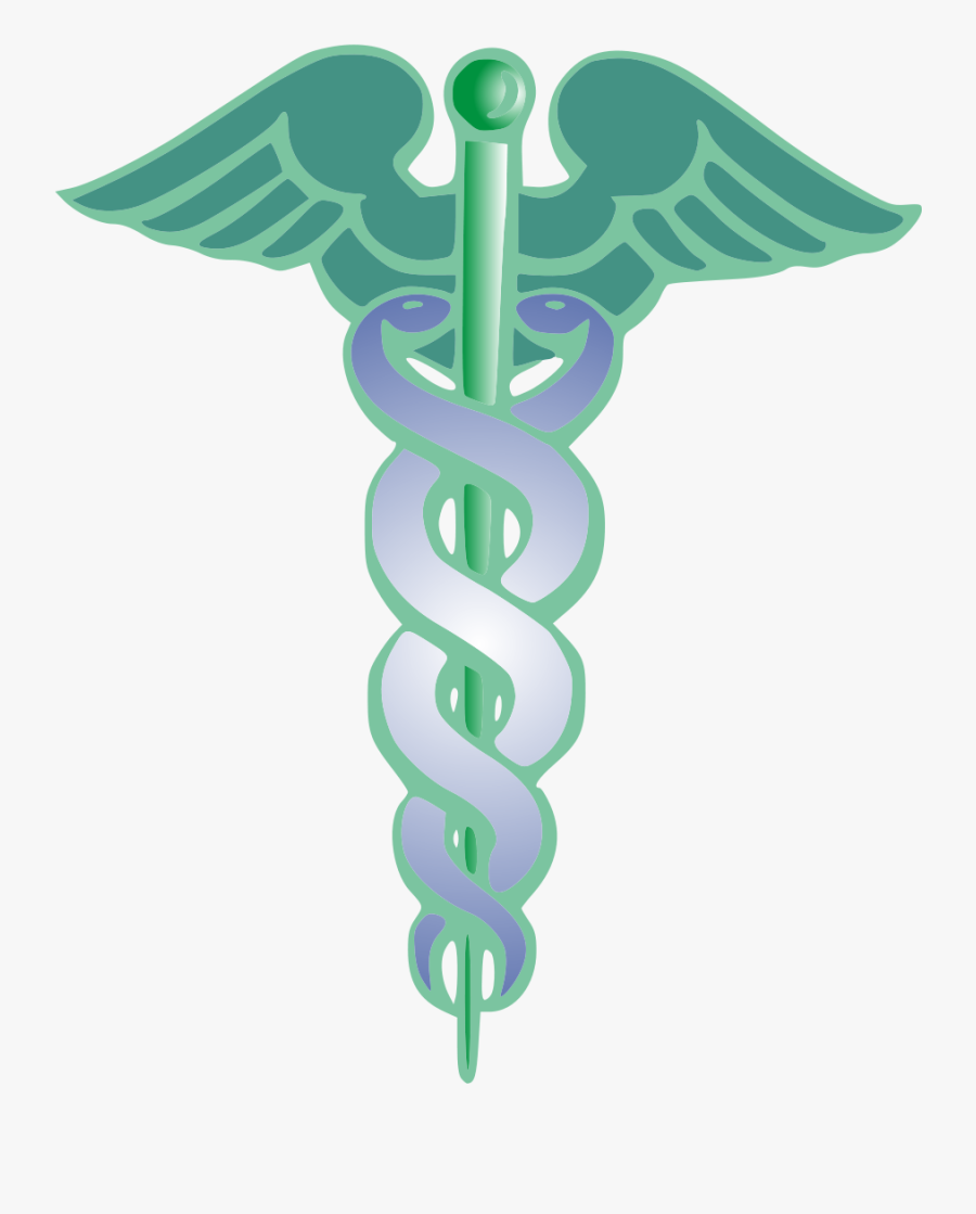 File - Caduceus Color - Svg - Caduceus Clipart, Transparent Clipart