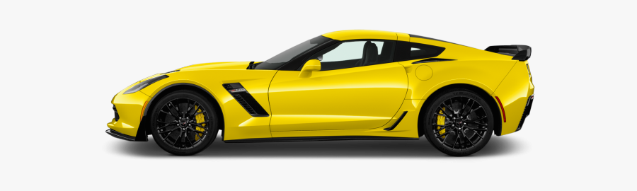 2019 Corvette Side View, Transparent Clipart