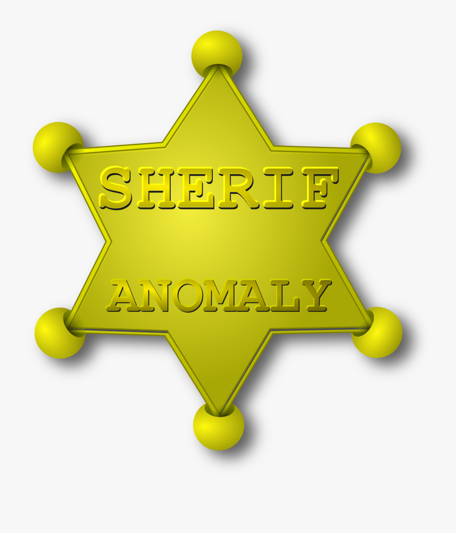 Sheriff Badge Clip Art - Graphic Design, Transparent Clipart