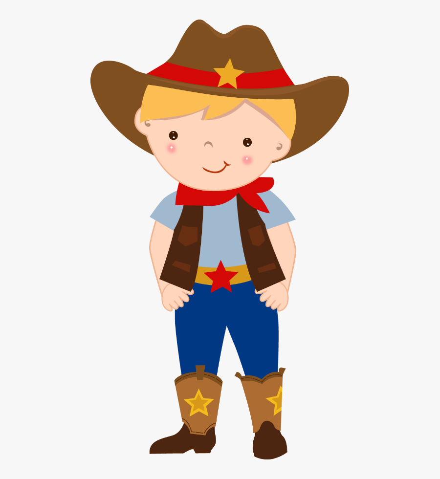 Cowboy Clipart Western Sheriff Star - Niño Vaquero Png, Transparent Clipart