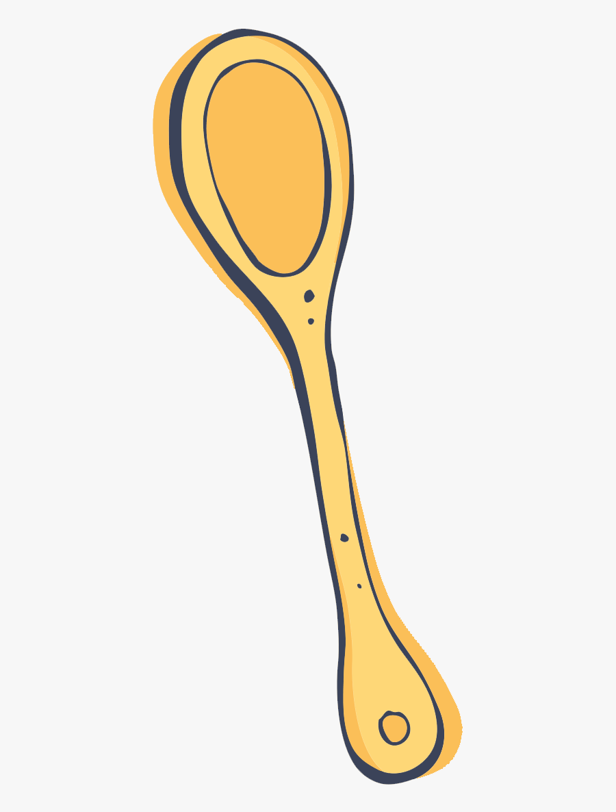 Oatmeal Clipart Wooden Spoon, Transparent Clipart