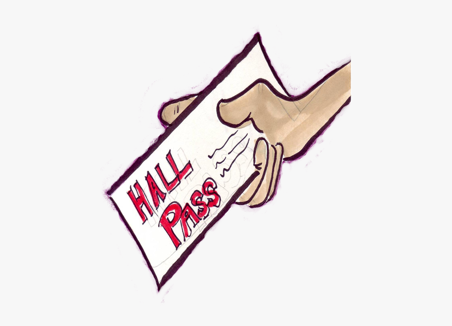 Hall Pass Clipart - Pass Clip Art, Transparent Clipart