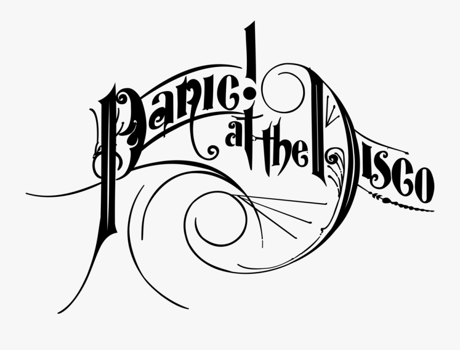 Transparent Panic Clipart - Panic At The Disco Writing, Transparent Clipart