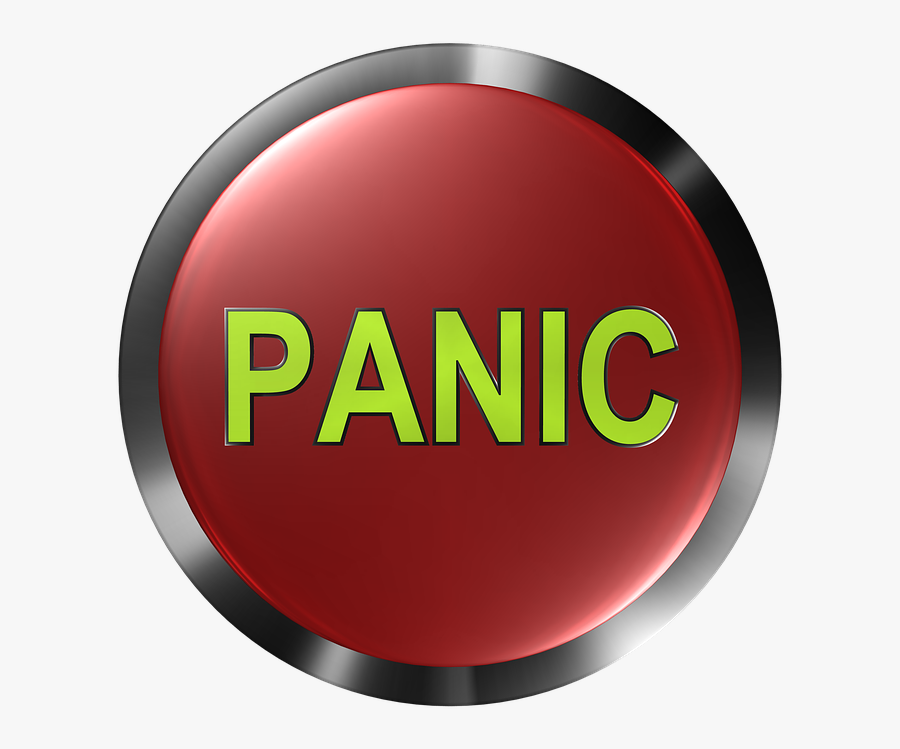 Clip Art Panic Button Chrome - Boton De Panico Png, Transparent Clipart