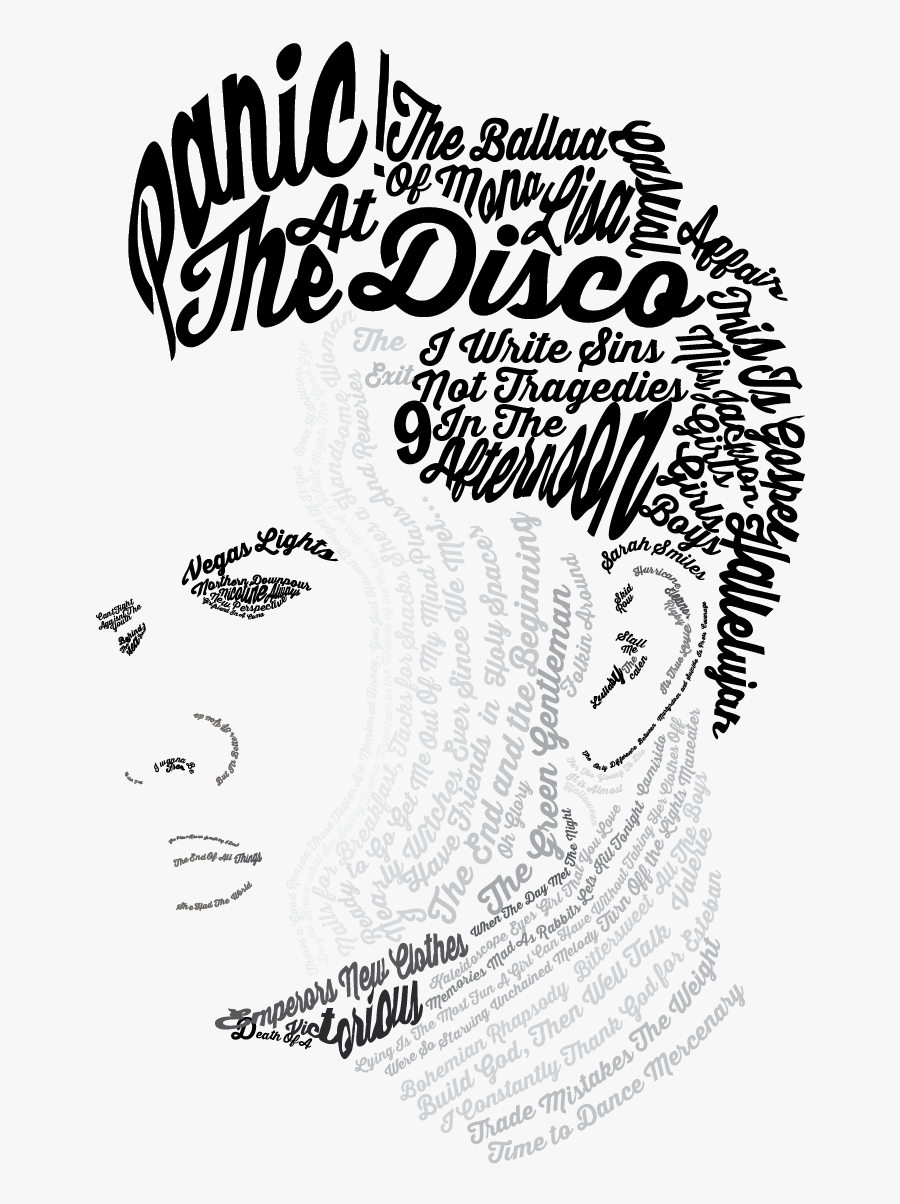 Panic At The Disco Coloring Page, Transparent Clipart