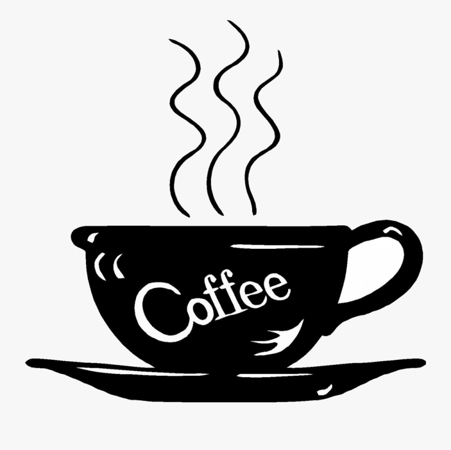 Coffee Coffee Clipart Black And White Lckdabi Around - Clip Art Cup Of Coffee, Transparent Clipart