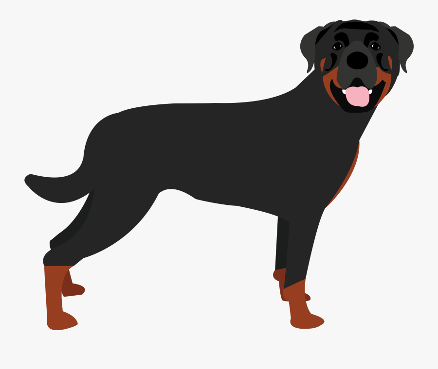 Rottweiler Clip Art - Rottweiler, Transparent Clipart