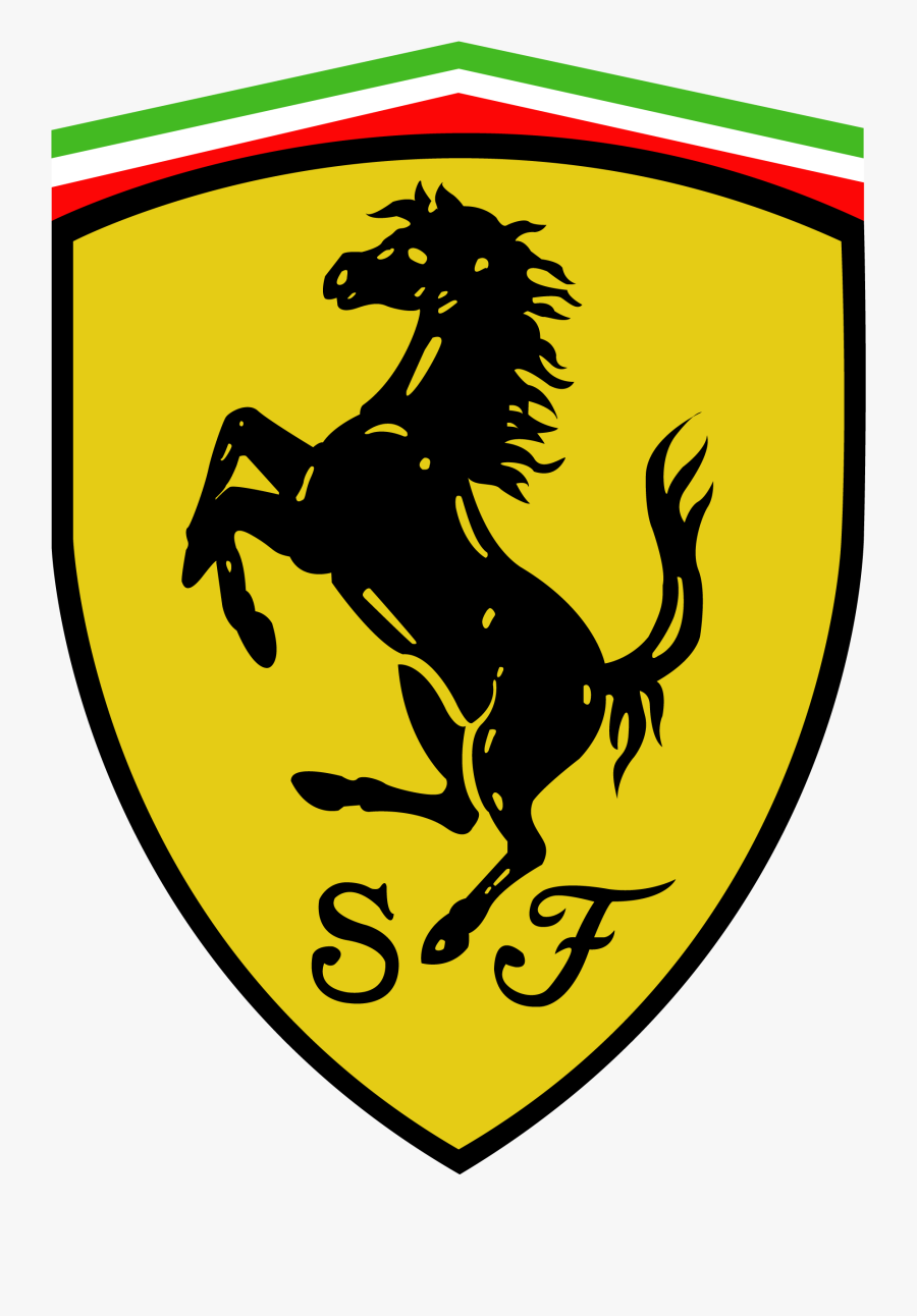 Ferrari Clipart Logo Pencil And In Color Free Pictures - Logo Ferrari, Transparent Clipart