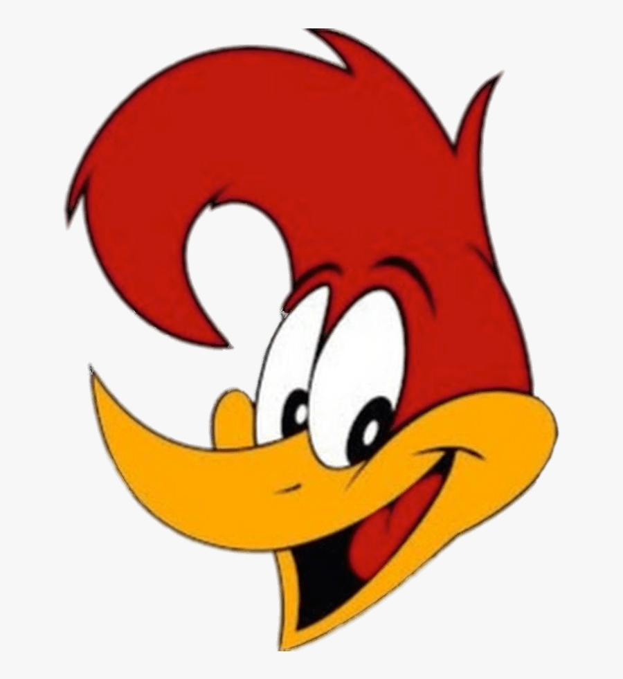 Woody Woodpecker Face, Transparent Clipart