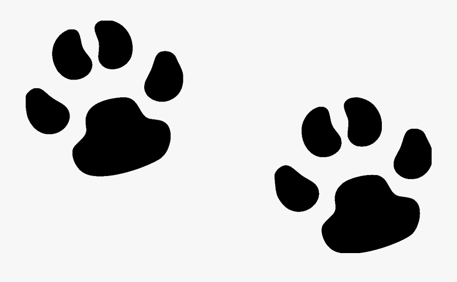 Footprint Clipart Giraffe - Dog Paw Print, Transparent Clipart