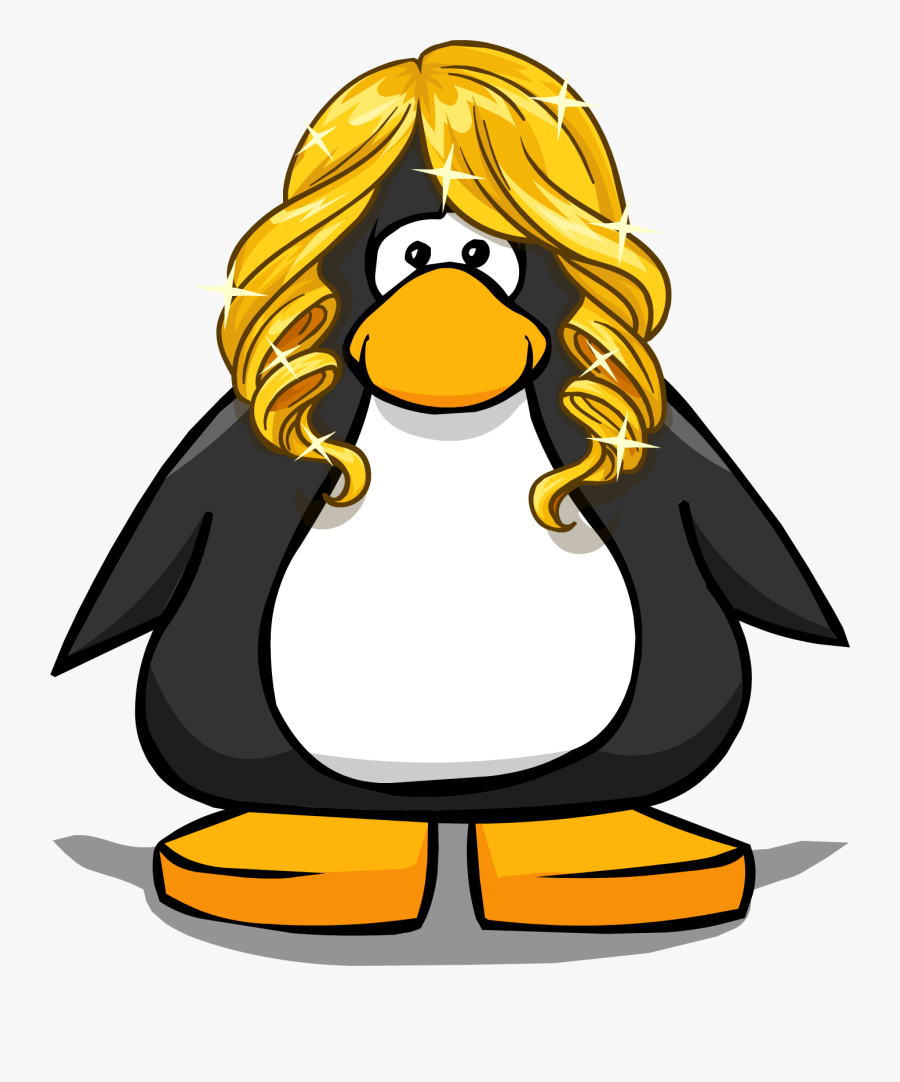 Wig Clipart Goldilocks - Club Penguin Maroon, Transparent Clipart