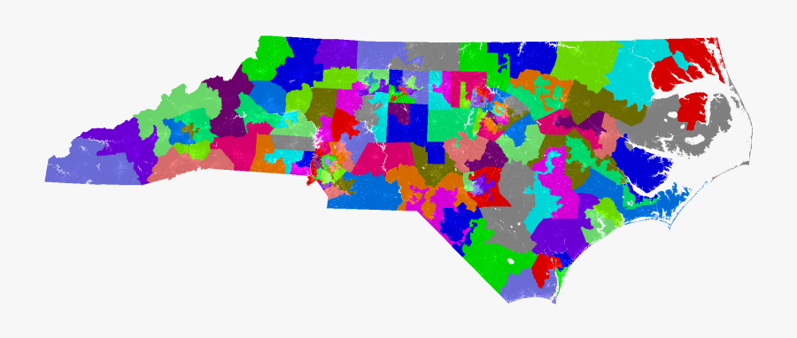 Map Of North Carolina, Transparent Clipart