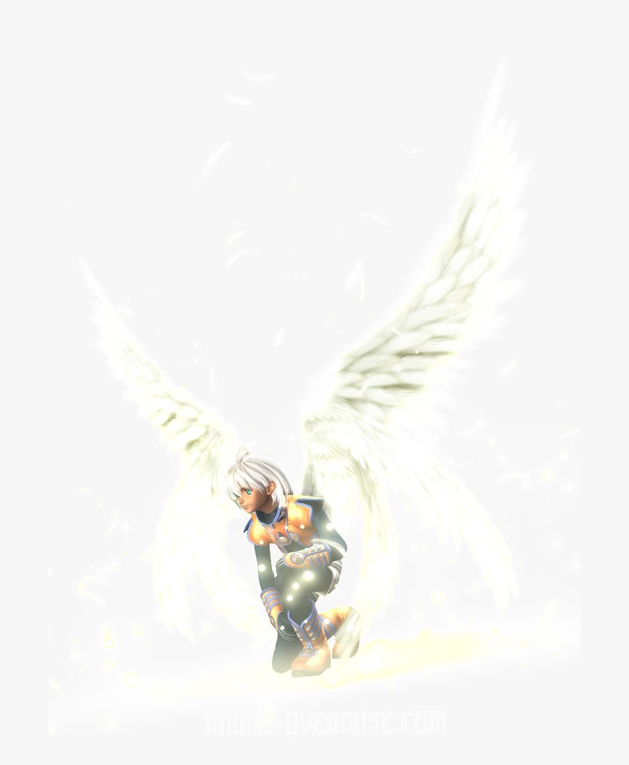 Anime Image Guardian Angel - Fantasy Angel Video Game Character, Transparent Clipart