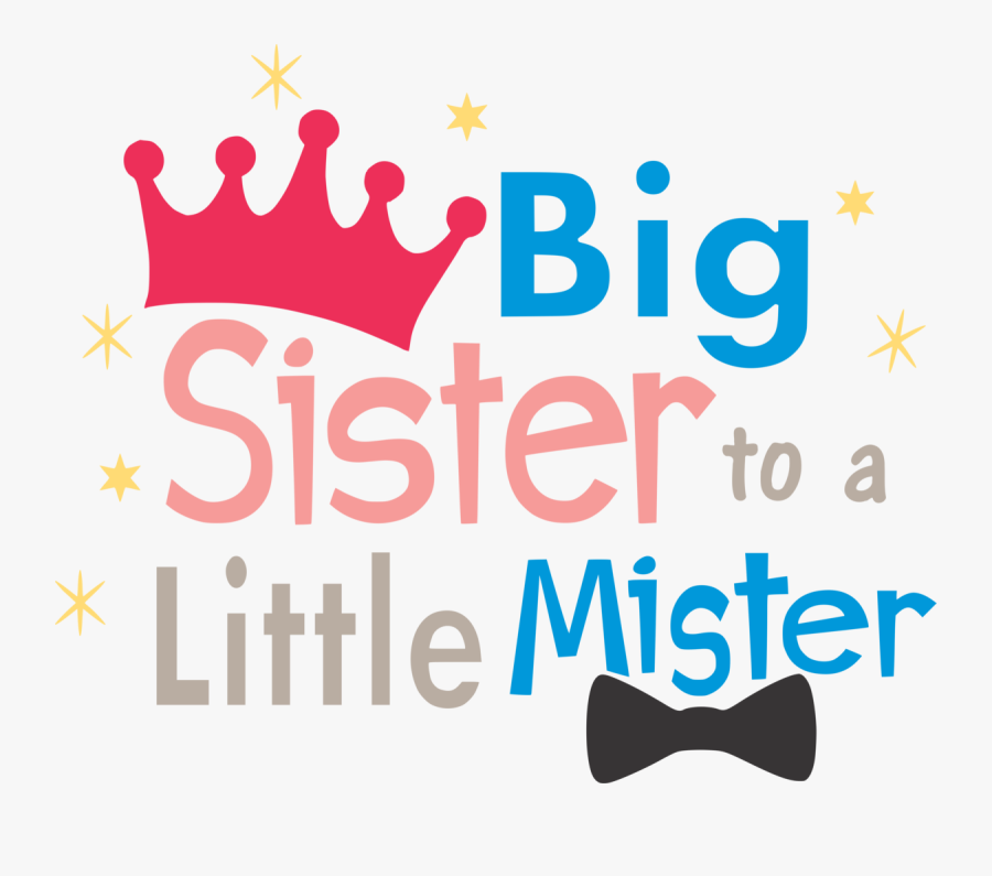 Logo Sister Font Clip Art Mr - Little Mister Big Sister , Free ...
