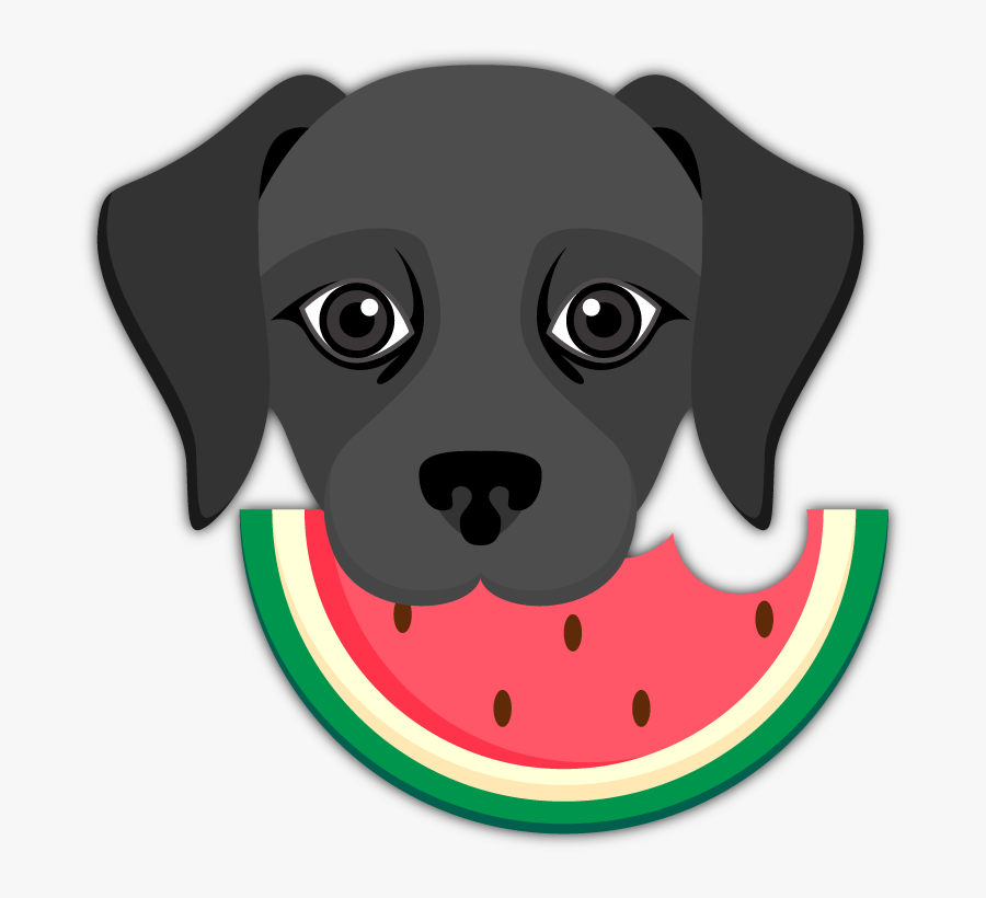 Transparent Watermelon Emoji Png - Emoji Anjing, Transparent Clipart