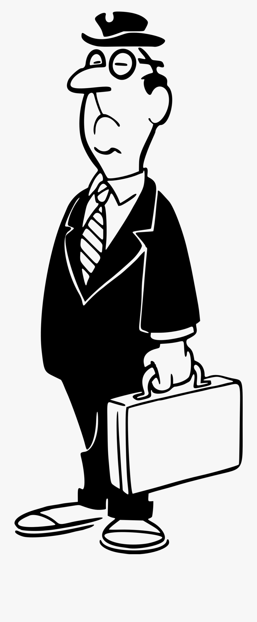 Briefcase Clipart Tycoon - Clipart Business Man, Transparent Clipart