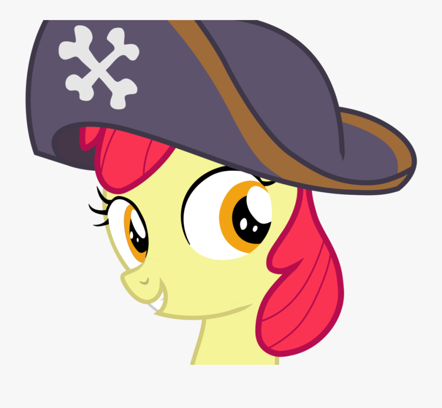 Pirate Hat Vector - My Little Pony Apple Bloom Pirate, Transparent Clipart