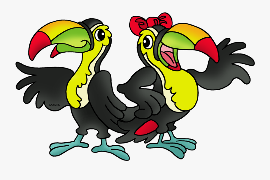 Animals Clip Art By - Toucan In Rainforest Clipart, Transparent Clipart