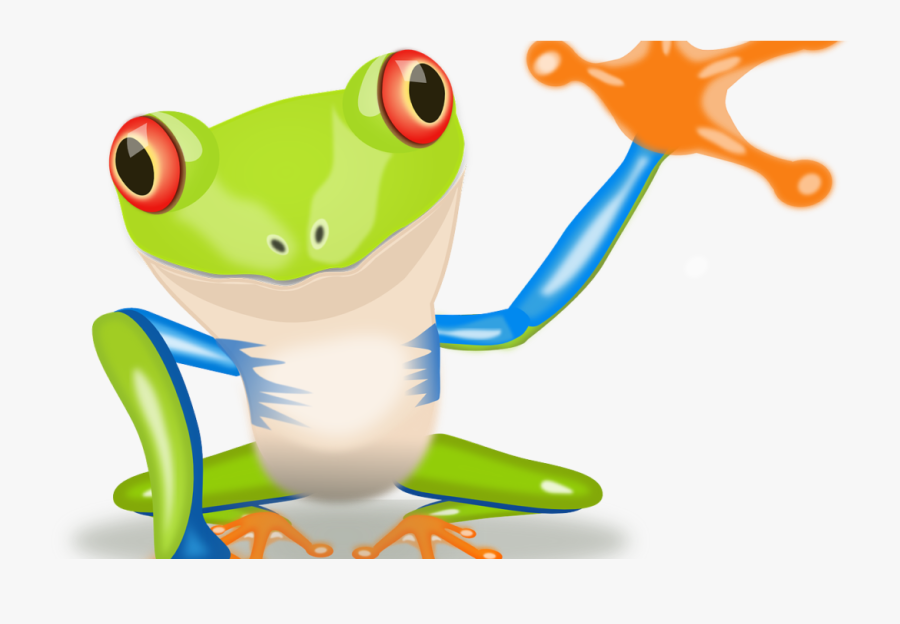 Life As A Chameleon - Free Clip Art Rainforest Frogs, Transparent Clipart