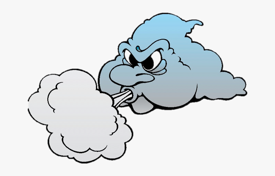 Wind Cloud Drawing Clip Art - Wind, Transparent Clipart