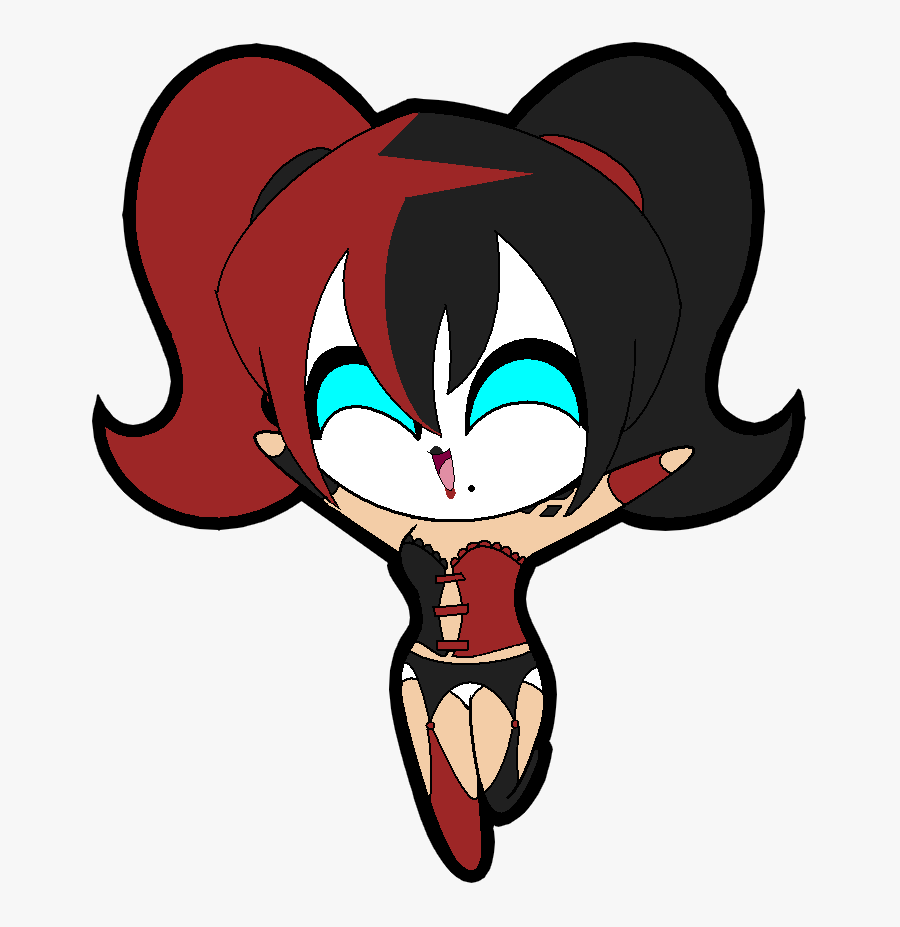 Chibi Harley By Itzeldrag108 - Chibi Harley Quinn Gif, Transparent Clipart