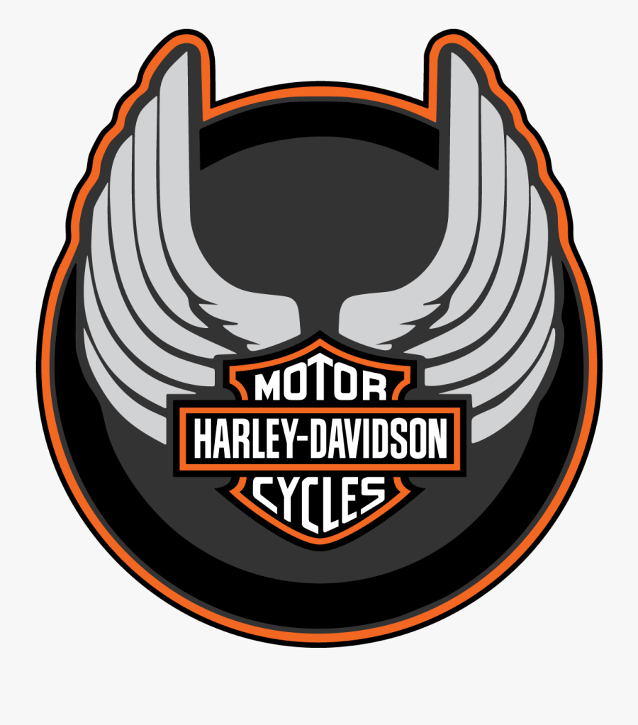 Harley Davidson Vector Logo - Harley Davidson Logo Round, Transparent Clipart