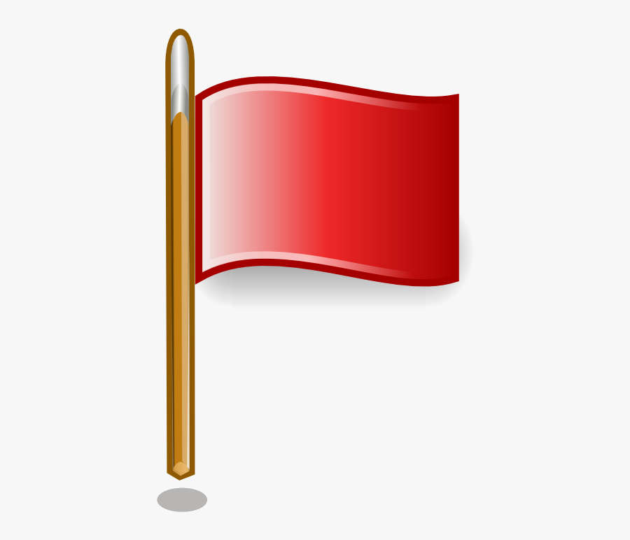 Red Flag Picture - Red Flag Transparent, Transparent Clipart