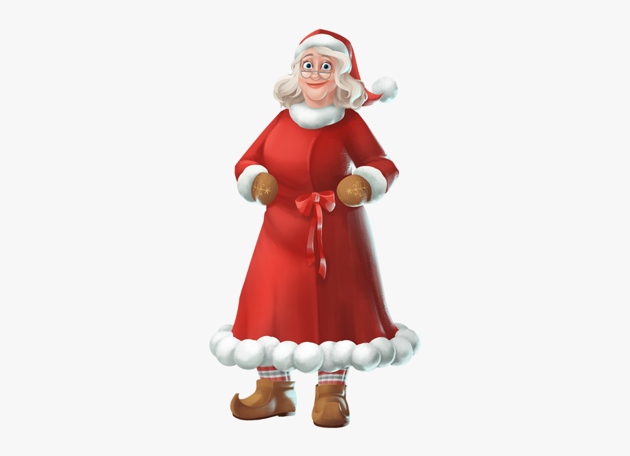 Santa Mrs Claus Png - Mrs Claus Picture Png , Free Transparent Clipart